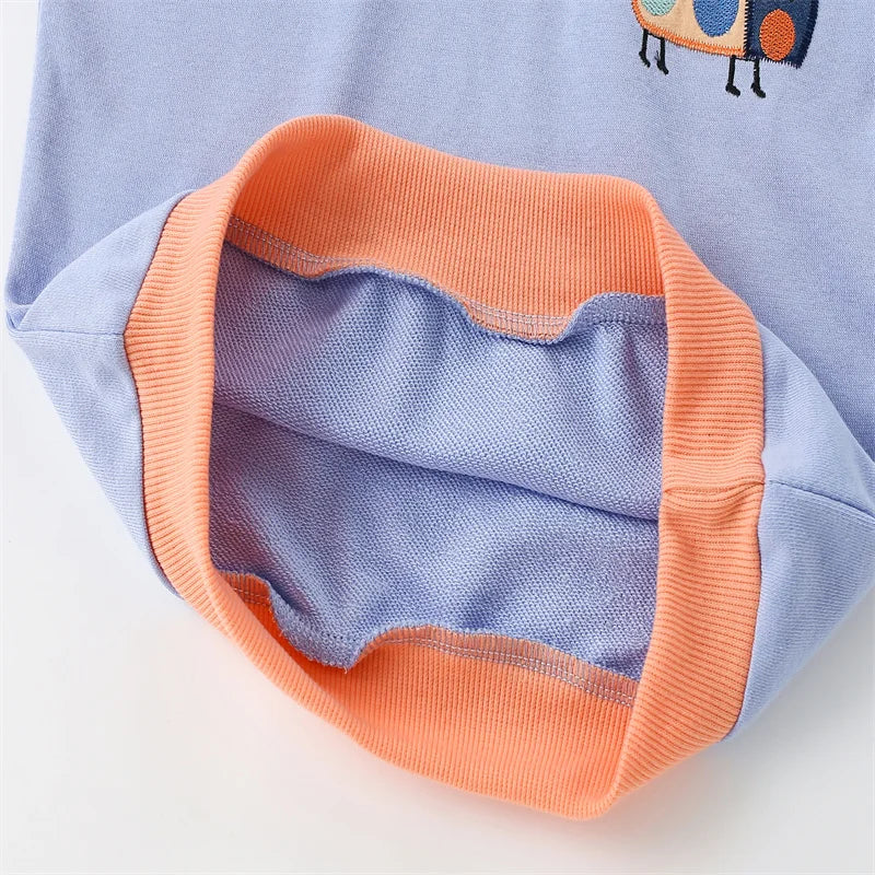 Girls Ladybug Hooded Sweatshirt – Cozy Toddler Pullover for Autumn & Spring SnugBubs Australia