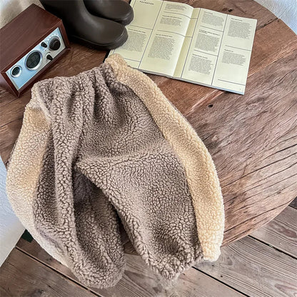 Solid Loose‑Fit Winter Warm Trousers SnugBubs Australia