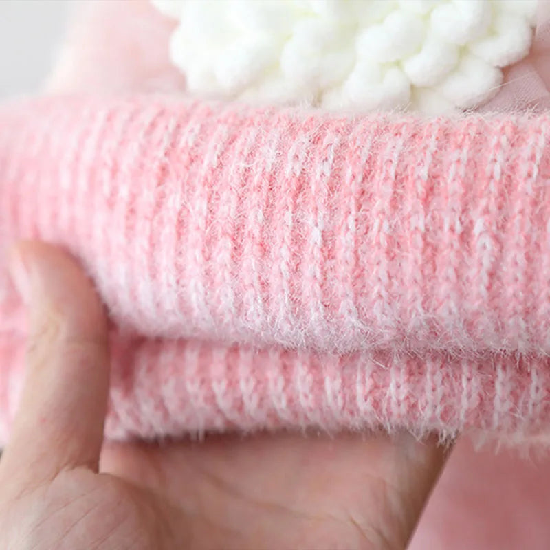 Baby Girls’ Knit Sweater with Ruffles and Ribbon Details SnugBubs Australia