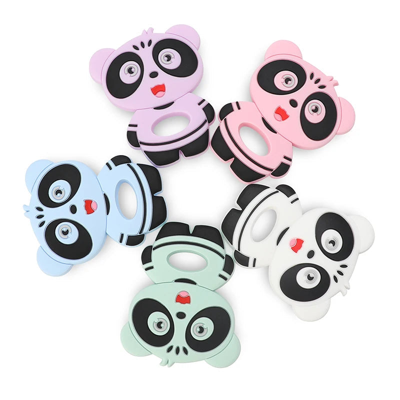 Panda Silicone Teether SnugBubs Australia