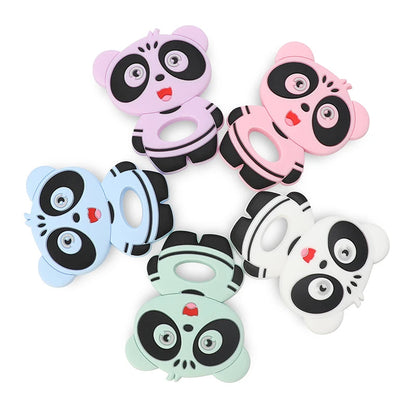 Panda Silicone Teether SnugBubs Australia