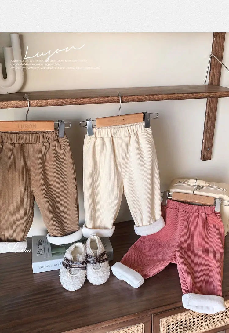 Winter Corduroy Pants for Kids