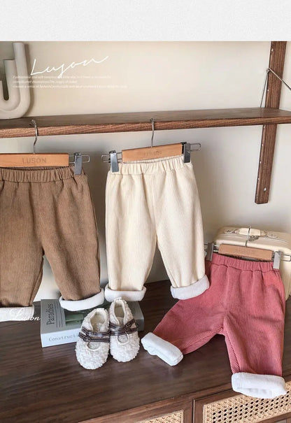 Winter Corduroy Pants for Kids