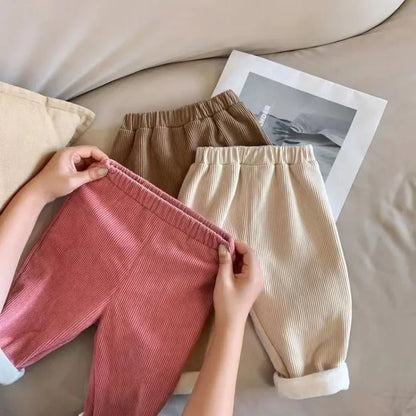 Winter Corduroy Pants for Kids