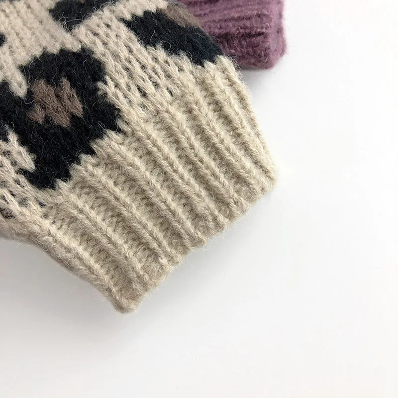 Girls Leopard Print Cardigan SnugBubs Australia