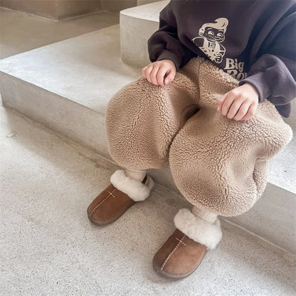Winter Kids Warm Fleece Pants SnugBubs Australia