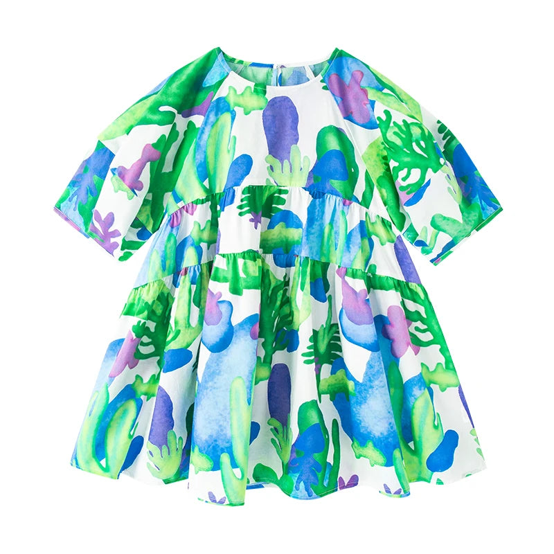 Mini Bala Girls Pure Cotton Beach Dress SnugBubs Australia