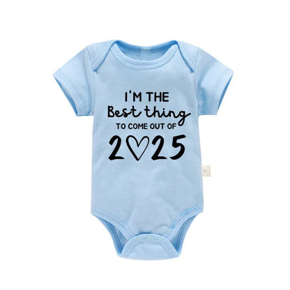 "I'm the Best Thing To Come Out Of 2025" Newborn Bodysuit SnugBubs Australia