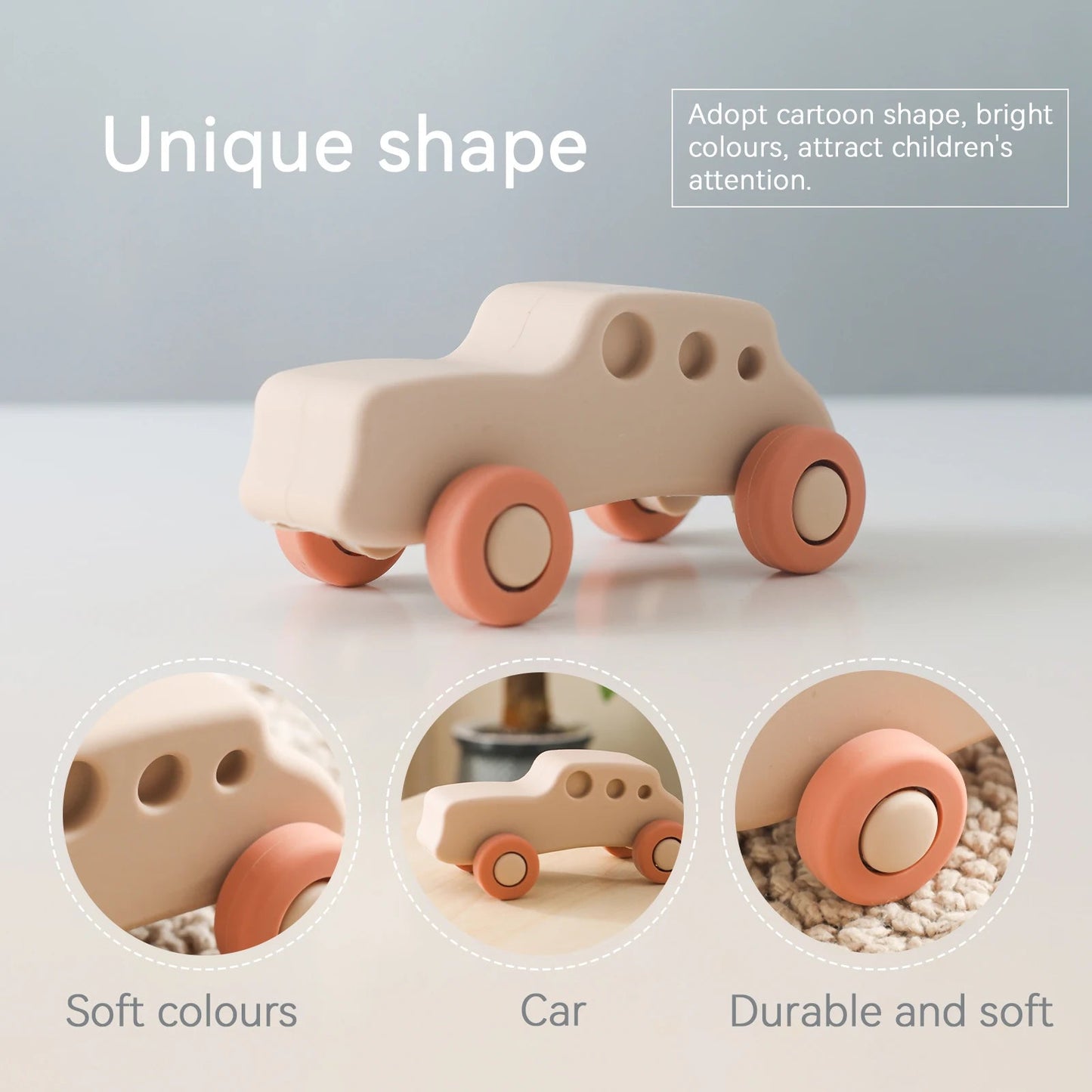 SnugBubs™ Silicone Montessori Car Toy SnugBubs Australia