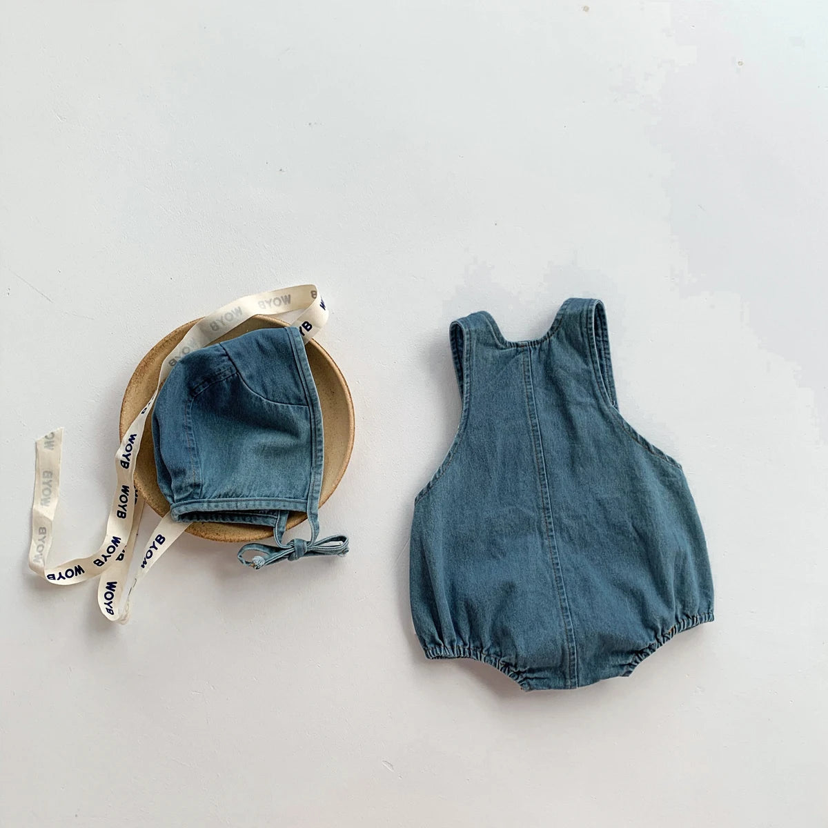 Denim Sling Romper SnugBubs Australia