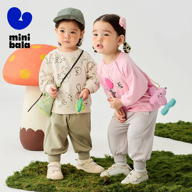 Mini Bala Kids Long Sleeve Two-Piece Set SnugBubs Australia