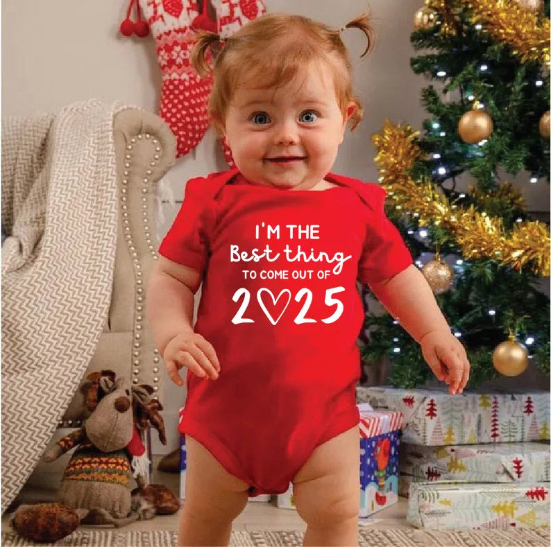 "I'm the Best Thing To Come Out Of 2025" Newborn Bodysuit SnugBubs Australia