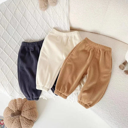 Winter Boys' Fleece-Lined Sweatpants