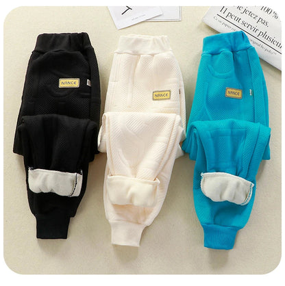 Children Sweatpants for Boys Girls Autumn Winter Thick Casual Pants Girl Student Loose Sports Pants Kawaii Letter Kids Trousers SnugBubs Australia