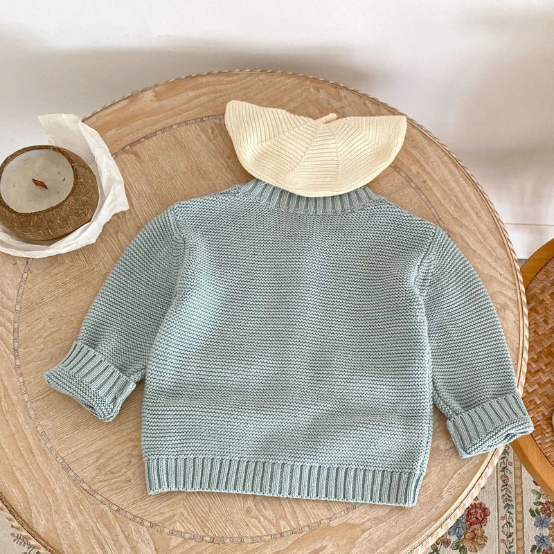 Rainbow Embroidered Knit Cardigan SnugBubs Australia