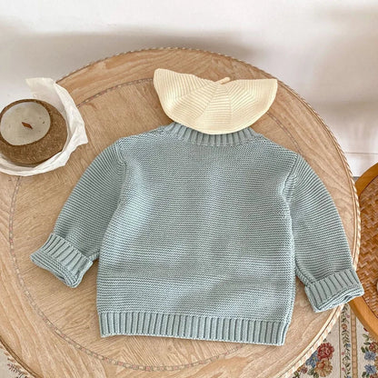 Rainbow Embroidered Knit Cardigan SnugBubs Australia