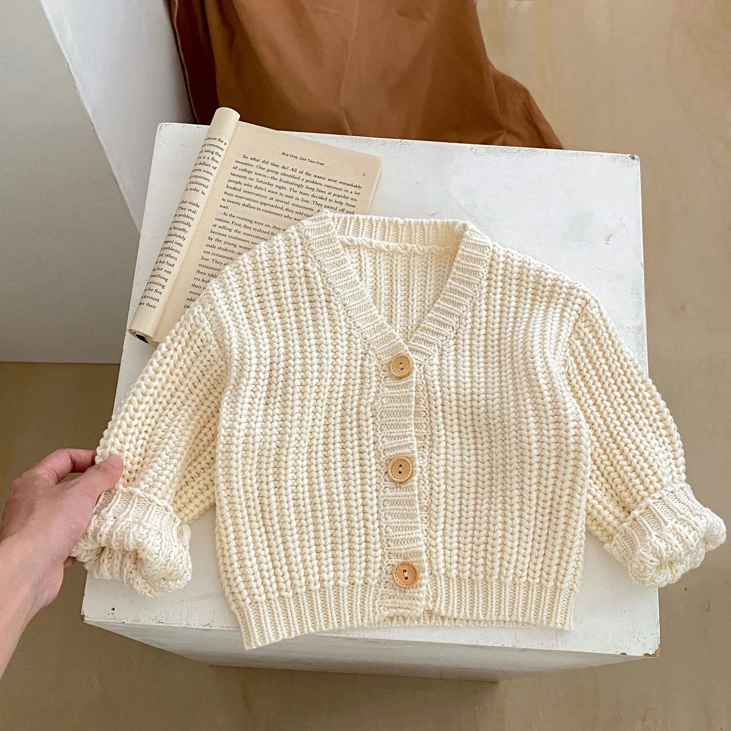 Baby Girl Autumn Knit Cardigan SnugBubs Australia