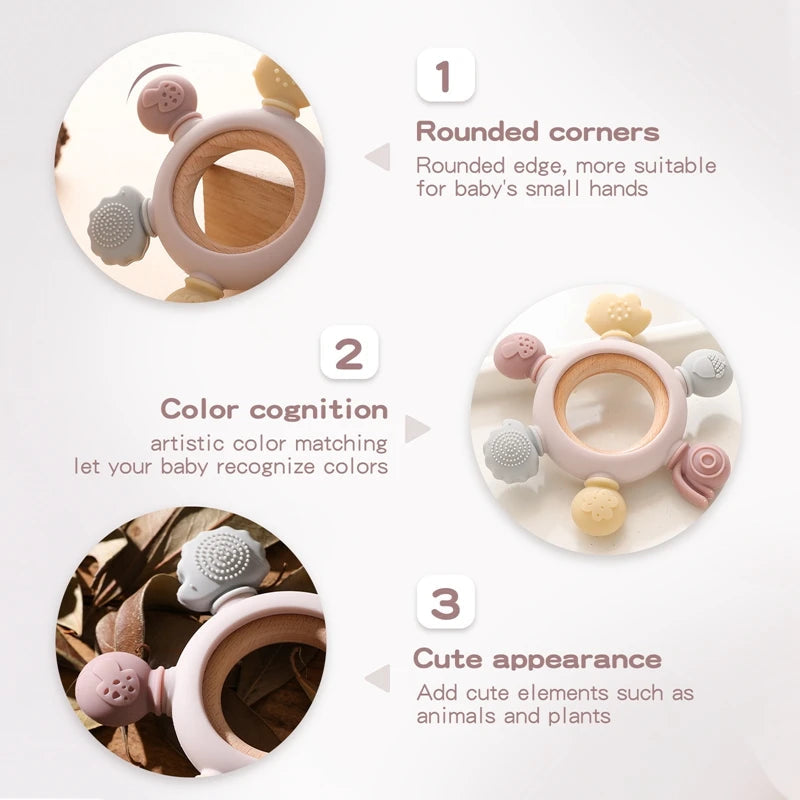 Snugbubs™ Silicone Rudder Baby Teether – BPA-Free Food Grade Rattle Toy SnugBubs Australia