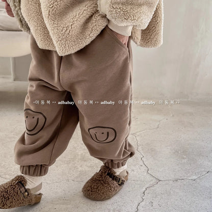 Cute Cartoon Print Thickened Cotton Casual Trousers SnugBubs Australia