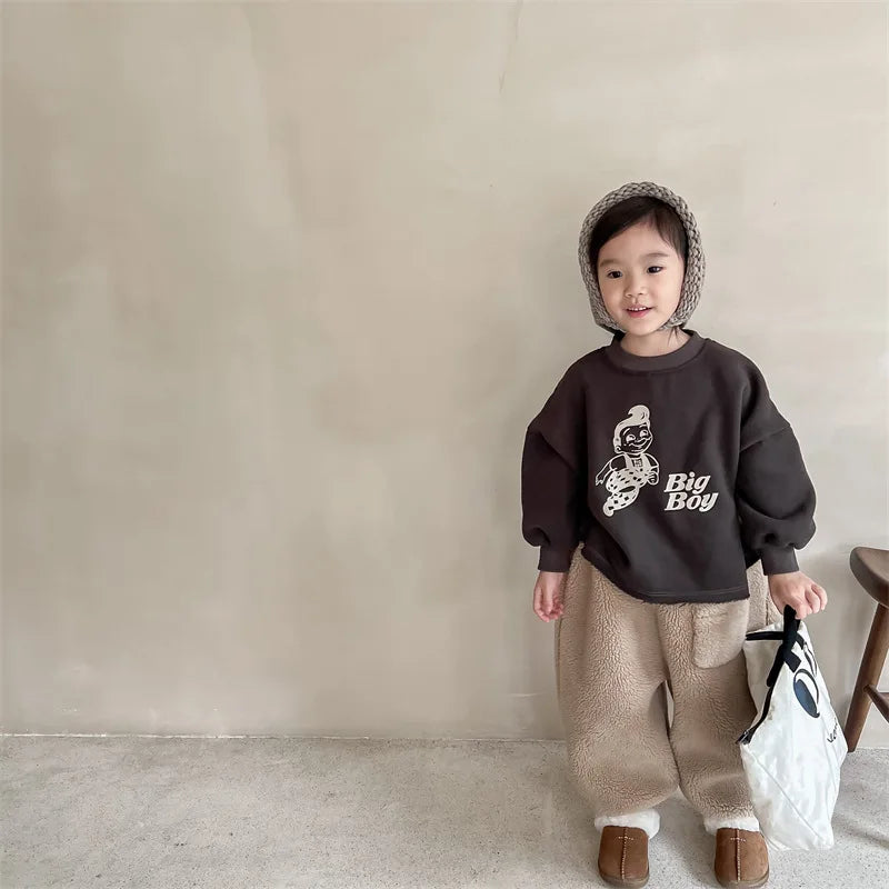 Winter Kids Warm Fleece Pants SnugBubs Australia