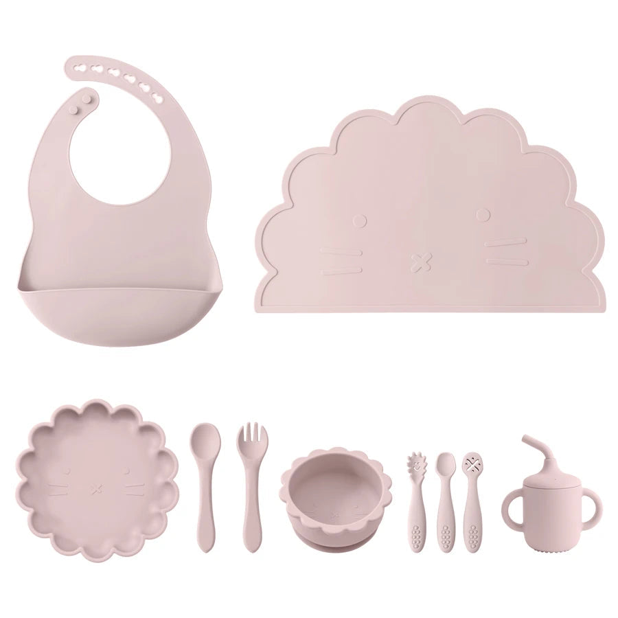 Colorful Silicone Baby Feeding Set SnugBubs Australia