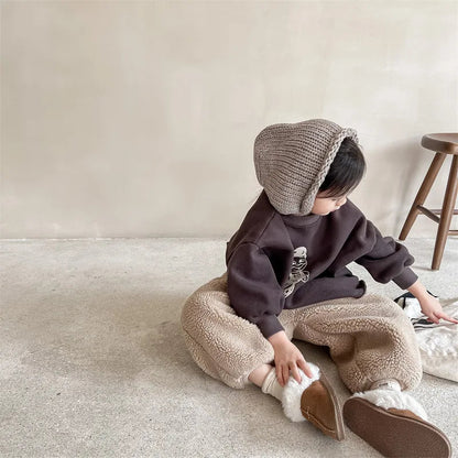 Winter Kids Warm Fleece Pants SnugBubs Australia