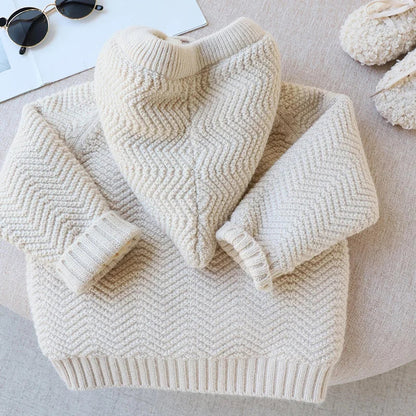 Cozy  Fur Lined Cardigan SnugBubs Australia
