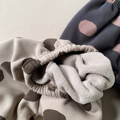 Winter Casual Trousers with Dot Print SnugBubs Australia
