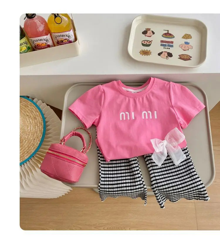 Cute Girls Bow T-Shirt SnugBubs Australia