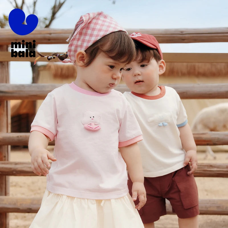 Mini Bala Kids Color Block Tee SnugBubs Australia