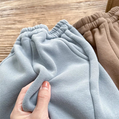 Cute Cartoon Print Thickened Cotton Casual Trousers SnugBubs Australia