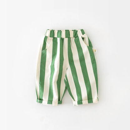 Cool Kids’ High-Waist Stripe Pants - SnugBubs Australia
