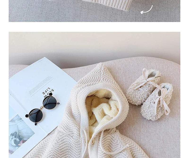 Cozy  Fur Lined Cardigan SnugBubs Australia