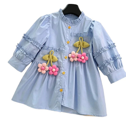 Sunflower Dreams Long Sleeve Dress SnugBubs Australia