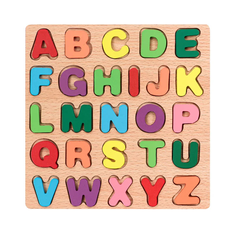 Montessori Wooden Puzzle Collection