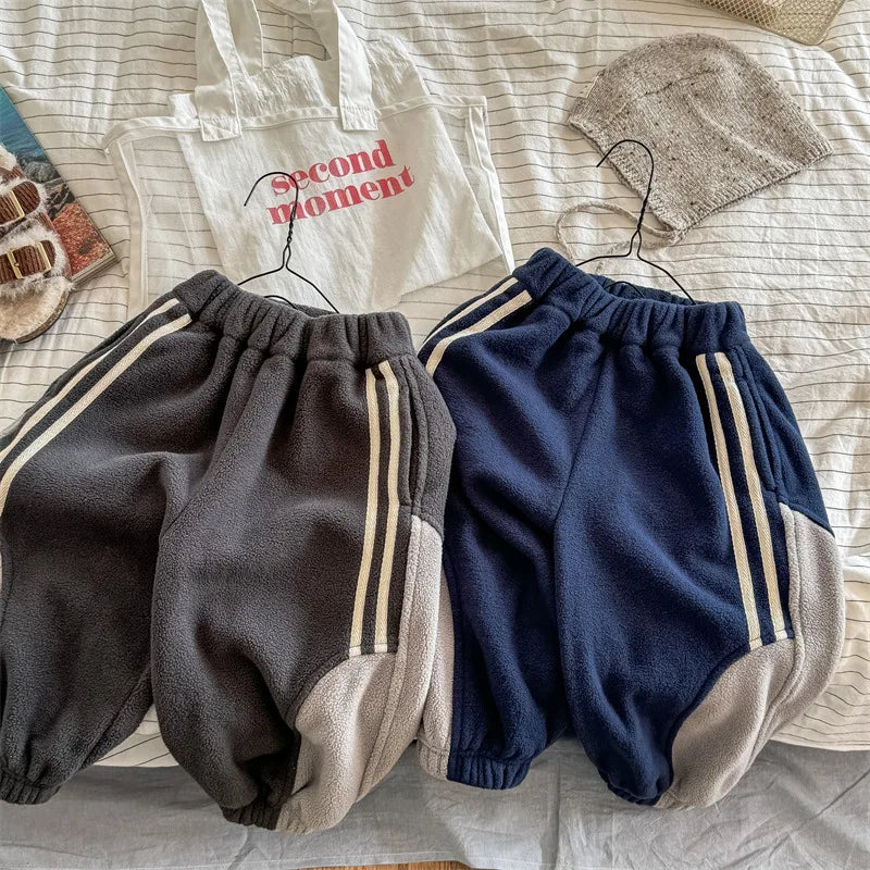 Cozy Striped Baby Boys Pants SnugBubs Australia
