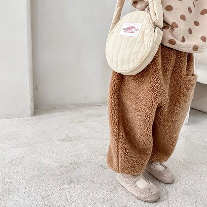 Winter Kids Warm Fleece Pants SnugBubs Australia