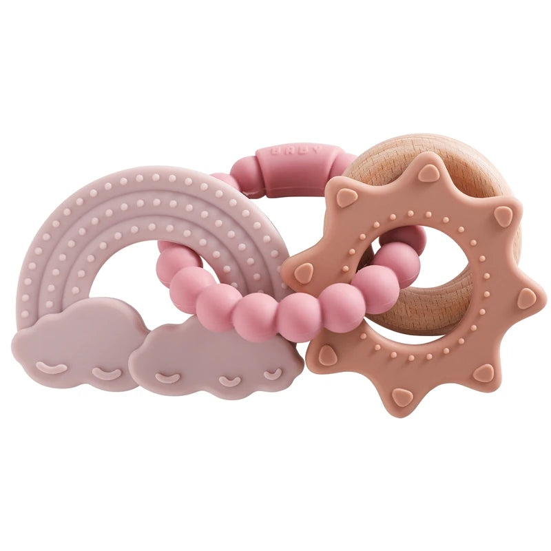 1PC Food Grade Silicone Planet Teether Bracelet SnugBubs Australia