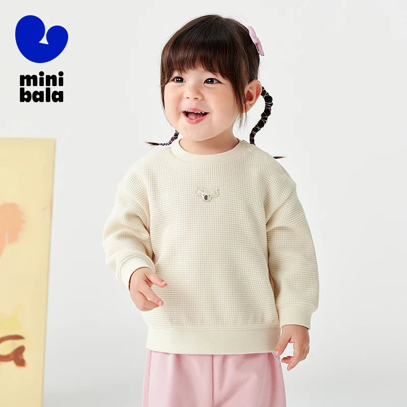 Mini Bala Waffle Cotton Hoodie SnugBubs Australia