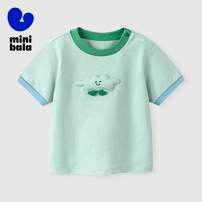 Mini Bala Kids Color Block Tee SnugBubs Australia