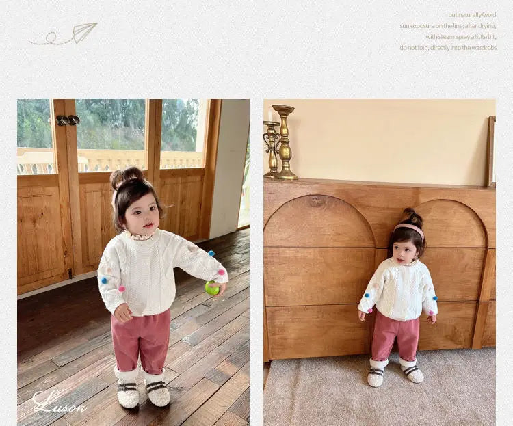 Winter Corduroy Pants for Kids