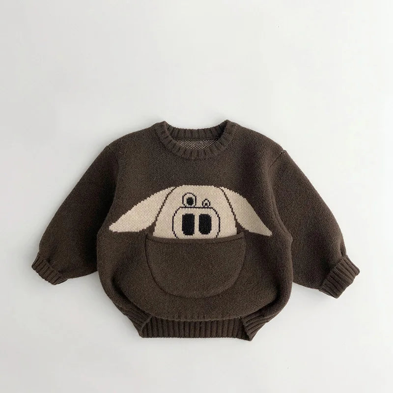 Children’s Cartoon Pullover Sweater SnugBubs Australia