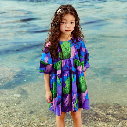 Mini Bala Girls Pure Cotton Beach Dress SnugBubs Australia