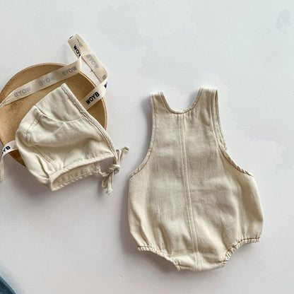 Denim Sling Romper SnugBubs Australia