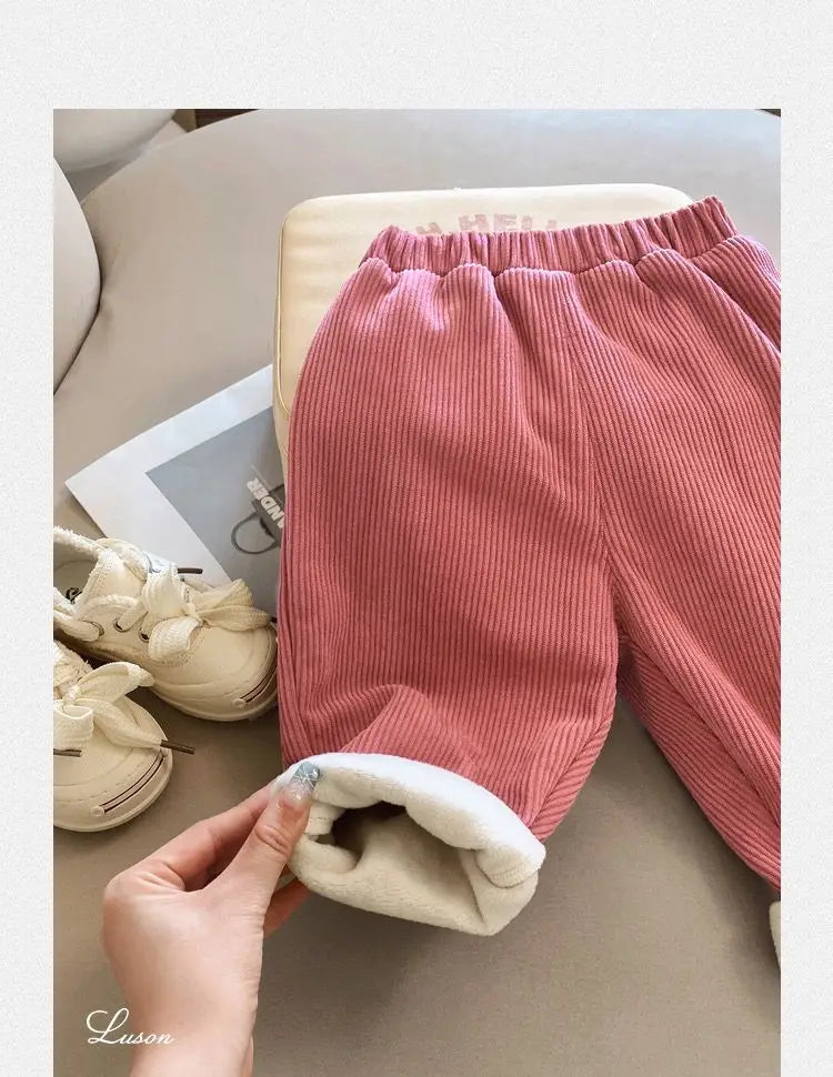 Winter Corduroy Pants for Kids