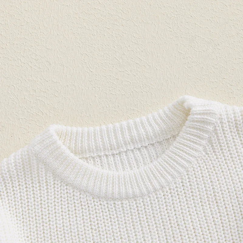 Crew Neck Baby Girl Pullover SnugBubs Australia