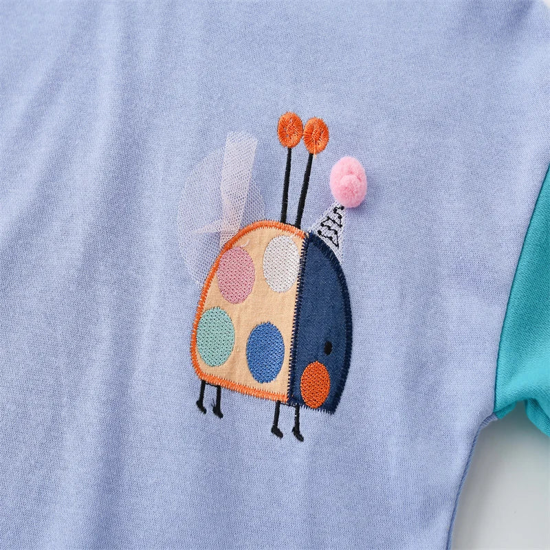 Girls Ladybug Hooded Sweatshirt – Cozy Toddler Pullover for Autumn & Spring SnugBubs Australia