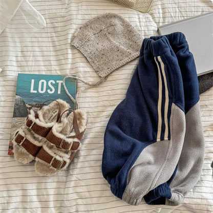 Cozy Striped Baby Boys Pants SnugBubs Australia