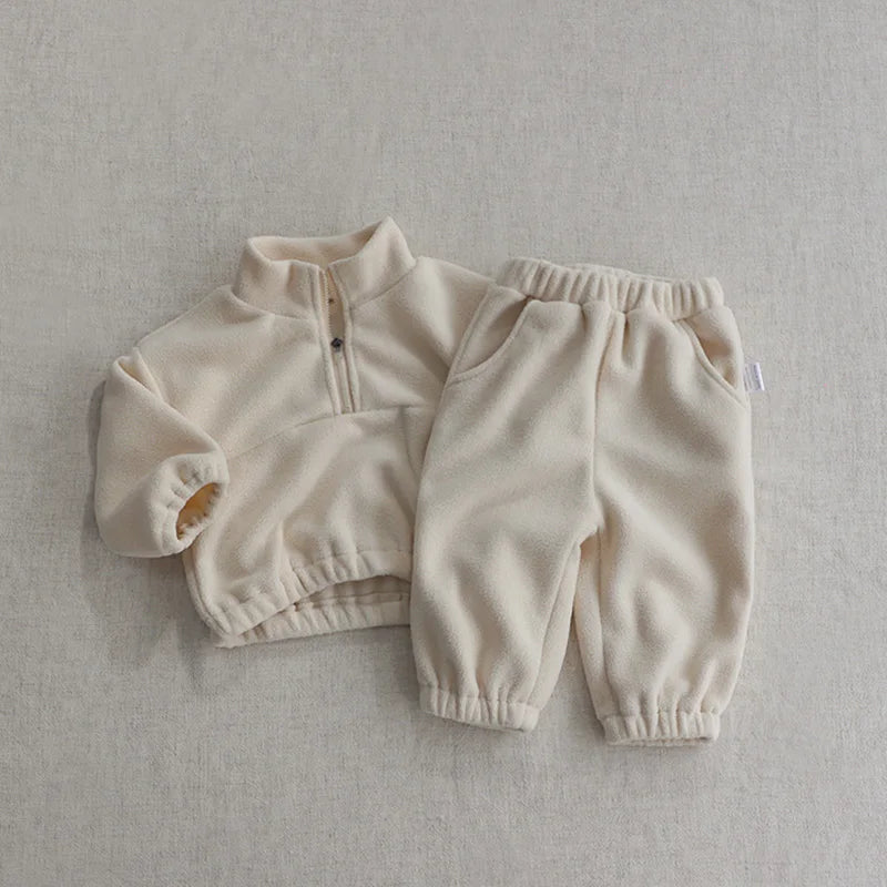 Baby Boy Teddy Hoodie Set SnugBubs Australia