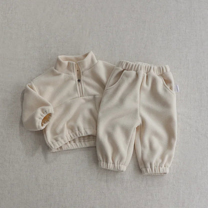 Baby Boy Teddy Hoodie Set SnugBubs Australia